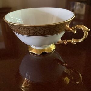 WALDERSHOF BAVARIA 22 KARAT‎ GOLD TEACUP NUMBERED 55 N GERMANY